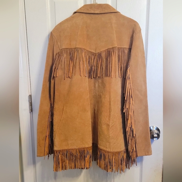 Leather Fringe Jacket Unisex - Picture 2 of 8